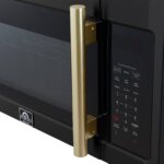 Forno Fornace 30-Inch Over the Range Convection Microwave, Black – 1.5 cu.ft, 300 CFM Vent, Touch Control, LED Light