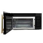 Forno Fornace 30-Inch Over the Range Convection Microwave, Black – 1.5 cu.ft, 300 CFM Vent, Touch Control, LED Light