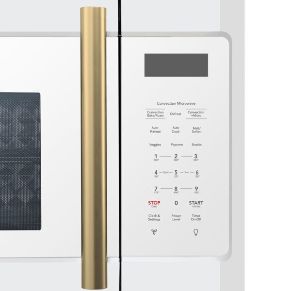 Forno Fornace 30-Inch Over the Range Convection Microwave, White – 1.5 cu.ft, 300 CFM Vent, Touch Control, LED Light