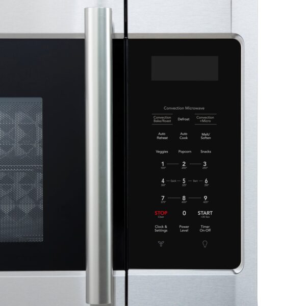 Forno Fornace 30-Inch Over the Range Convection Microwave, Stainless Steel – 1.5 cu.ft, 300 CFM Vent, Touch Control, LED Light
