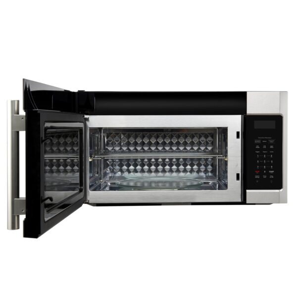 Forno Fornace 30-Inch Over the Range Convection Microwave, Stainless Steel – 1.5 cu.ft, 300 CFM Vent, Touch Control, LED Light