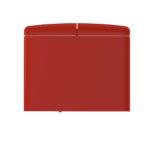 Forno Luigi 33-Inch French Door Refrigerator, 18 cu.ft, Red Finish, Handle-Free Design, ENERGY STAR Certified