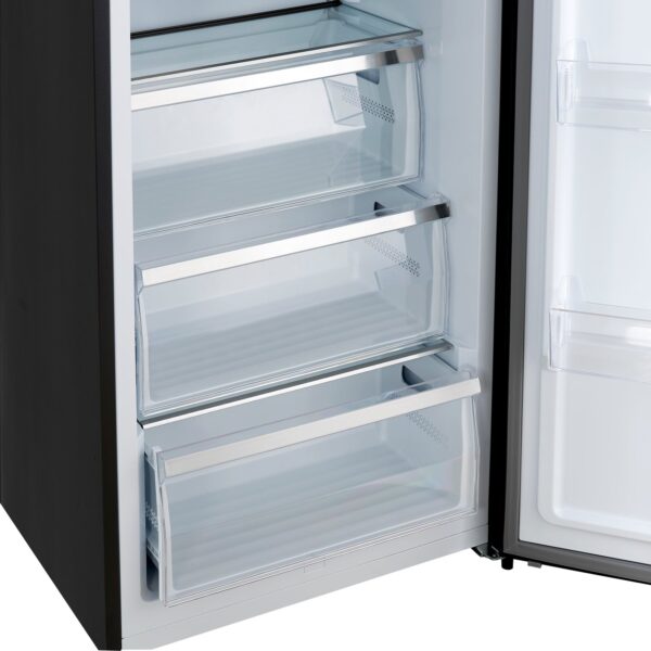 Forno Maderno 2-28-Inch Wide Convertible Refrigerator/Freezer in Black, Decorative Trim, 27.2 cu.ft