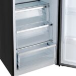 Forno Maderno 2-28-Inch Wide Convertible Refrigerator/Freezer in Black, Decorative Trim Grill, 27.2 cu.ft