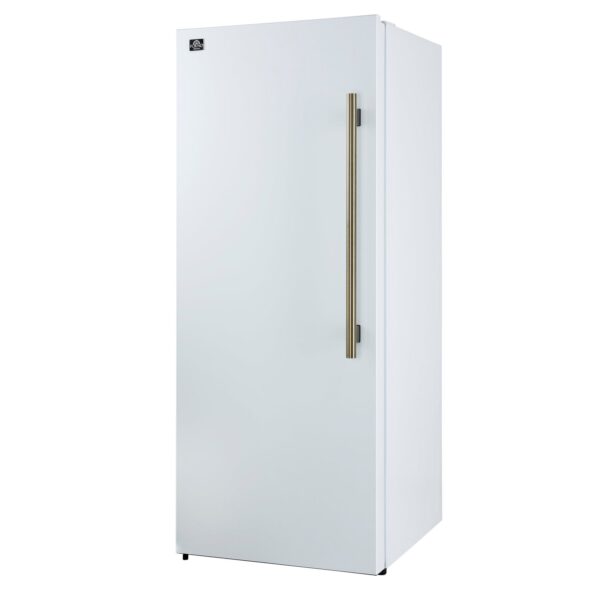 Forno Maderno 2-28-Inch Wide Convertible Refrigerator/Freezer in White, Decorative Trim, 27.2 cu.ft
