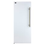 Forno Maderno 2-28-Inch Wide Convertible Refrigerator/Freezer in White, Decorative Trim, 27.2 cu.ft