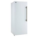 Forno Maderno 2-28-Inch Wide Convertible Refrigerator/Freezer in White, Decorative Trim, 27.2 cu.ft