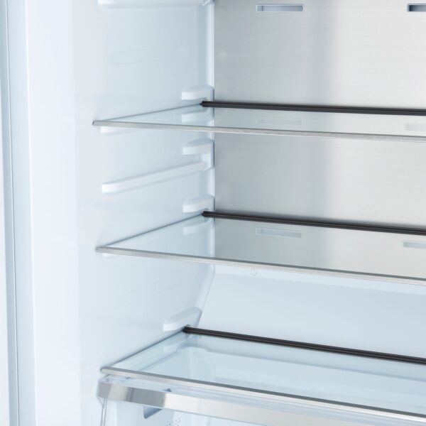 Forno Maderno 2-28-Inch Wide Convertible Refrigerator/Freezer in White, Decorative Trim, 27.2 cu.ft