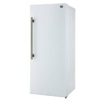 Forno Maderno 2-28-Inch Wide Convertible Refrigerator/Freezer in White, Decorative Trim, 27.2 cu.ft