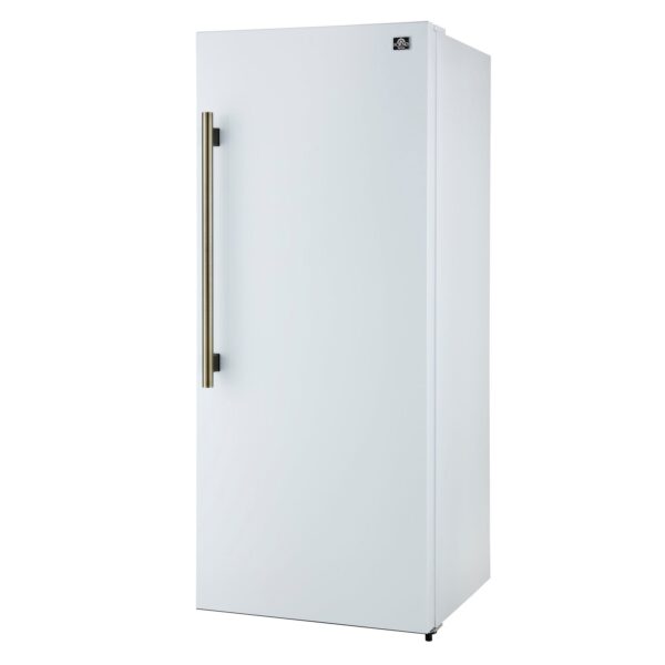 Forno Maderno 2-28-Inch Wide Convertible Refrigerator/Freezer in White, Decorative Trim, 27.2 cu.ft