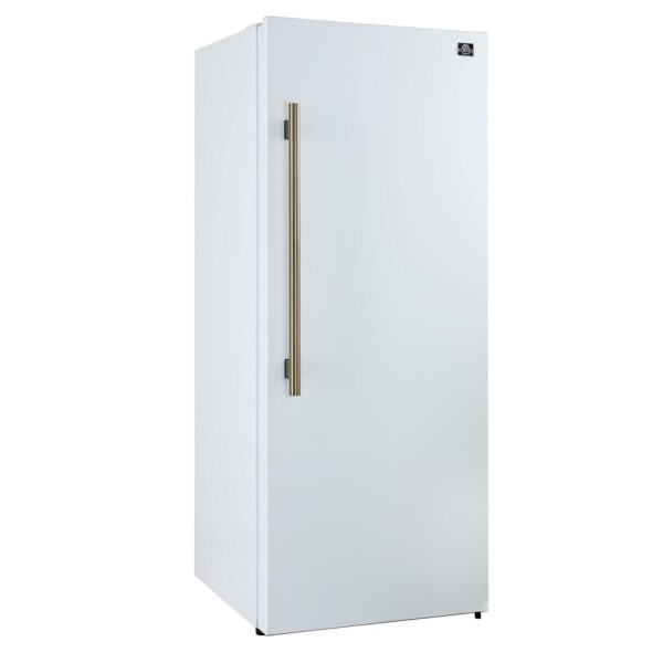 Forno Maderno 2-28-Inch Wide Convertible Refrigerator/Freezer in White, Decorative Trim, 27.2 cu.ft