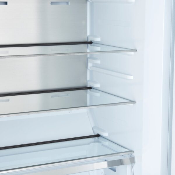Forno Maderno 2-28-Inch Wide Convertible Refrigerator/Freezer in White, Decorative Trim, 27.2 cu.ft