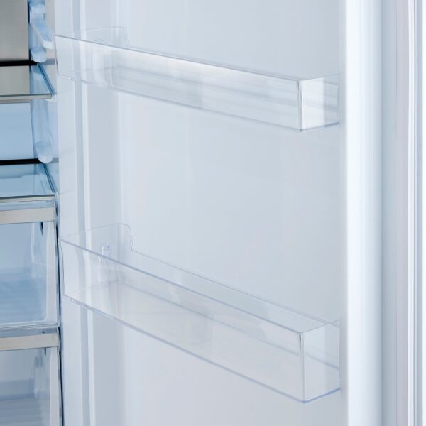 Forno Maderno 2-28-Inch Wide Convertible Refrigerator/Freezer in White, Decorative Trim, 27.2 cu.ft