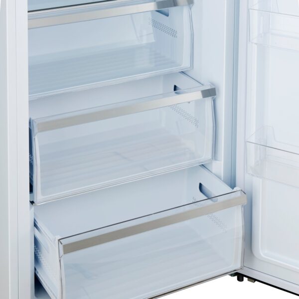 Forno Maderno 2-28-Inch Wide Convertible Refrigerator/Freezer in White, Decorative Trim, 27.2 cu.ft