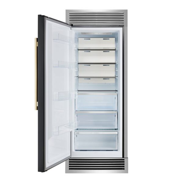 Forno Maderno 28" Built-In Convertible Refrigerator in Black, 13.6 cu.ft.