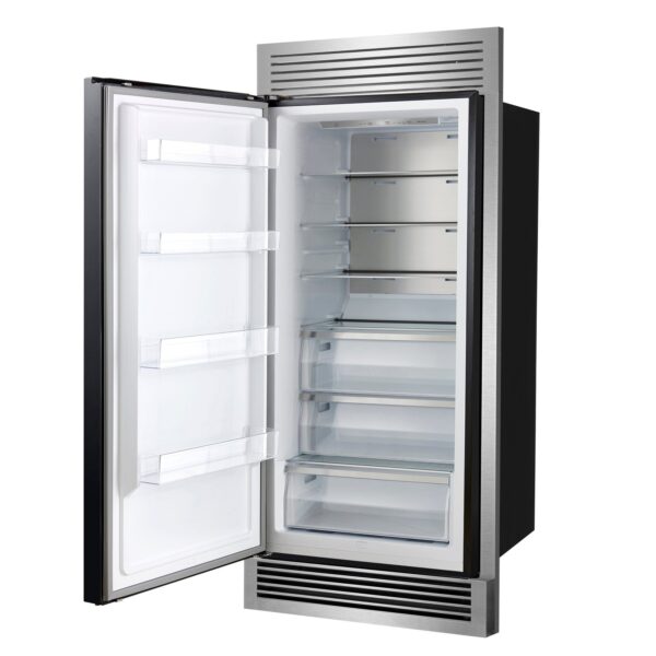 Forno Maderno 28" Built-In Convertible Refrigerator in Black, 13.6 cu.ft.