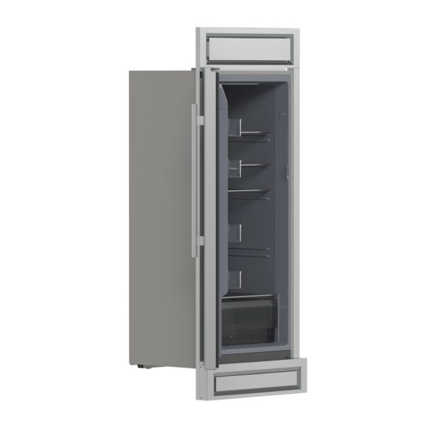 Forno Fortezza 32 Inch Left-Swing Freezer with Trim Kit, Stainless Steel, with Automatic Ice Maker