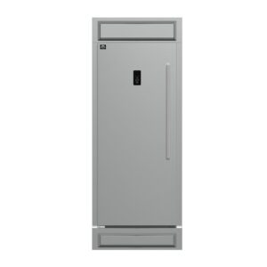 Forno Fortezza 32 Inch Left-Swing Freezer with Trim Kit, Stainless Steel, with Automatic Ice Maker