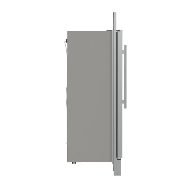 Forno Fortezza 32 Inch Left-Swing Freezer with Trim Kit, Stainless Steel, with Automatic Ice Maker