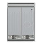 ProductForno Fortezza 60 Inch Convertible Refrigerator/Freezer with Modern Trim Kit, Stainless Steel, Total No Frost, with Automatic Ice Maker