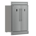 ProductForno Fortezza 60 Inch Convertible Refrigerator/Freezer with Modern Trim Kit, Stainless Steel, Total No Frost, with Automatic Ice Maker