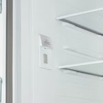 Forno Rivello 36 Inch French Door Refrigerator in Black with Antique Brass, Internal Water Dispenser