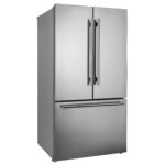 Forno Rivello 36 Inch French Door Refrigerator in Stainless Steel, Internal Water Dispenser