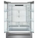 Forno Rivello 36 Inch French Door Refrigerator in Stainless Steel, Internal Water Dispenser