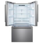 Forno Rivello 36 Inch French Door Refrigerator in Stainless Steel, Internal Water Dispenser