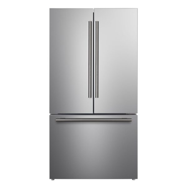 Forno Rivello 36 Inch French Door Refrigerator in Stainless Steel, Internal Water Dispenser