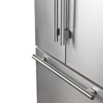 Forno Rivello 36 Inch French Door Refrigerator in Stainless Steel, Internal Water Dispenser