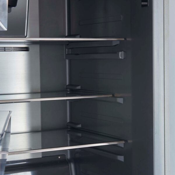 Forno Fortezza 32 Inch Left-Swing Freezer with Standard Trim Grill, Stainless Steel, with Automatic Ice Maker