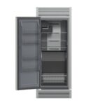 Forno Fortezza 32 Inch Left-Swing Freezer with Standard Trim Grill, Stainless Steel, with Automatic Ice Maker