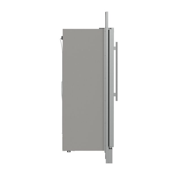 Forno Fortezza 32 Inch Left-Swing Freezer with Standard Trim Grill, Stainless Steel, with Automatic Ice Maker