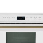 Oliena Espresso White 30 Inch 1750 Watt Compact Oven & 1000 Watt Microwave, 1.6 cu. ft.
