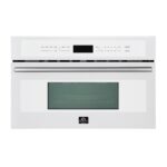 Oliena Espresso White 30 Inch 1750 Watt Compact Oven & 1000 Watt Microwave, 1.6 cu. ft.