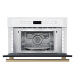 Oliena Espresso White 30 Inch 1750 Watt Compact Oven & 1000 Watt Microwave, 1.6 cu. ft.
