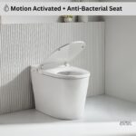FORNO ACQUA Luxurious Smart Toilet. Includes Auto Flush, Auto Lid, Powerful Flush, sleek tankless design Ideal for Powder Rooms.