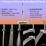 FORNO ACQUA 33 in. Drop-In/Undermount MultiSINK Workstation Sink with Waterfall Faucet & Glass Rinser