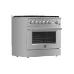 Marco 36-Inch Gas Range Stainless Steel, 6 Burners 67,000 BTU, 5.36 cu.ft