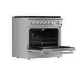 Marco 36-Inch Gas Range Stainless Steel, 6 Burners 67,000 BTU, 5.36 cu.ft