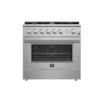 Marco 36-Inch Gas Range Stainless Steel, 6 Burners 67,000 BTU, 5.36 cu.ft