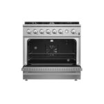 Marco 36-Inch Gas Range Stainless Steel, 6 Burners 67,000 BTU, 5.36 cu.ft