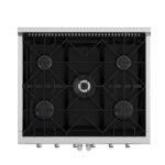 Forno Galiano 30-Inch Freestanding French Door Gas Range, 5 Burners, Convection Oven, Energy Efficient