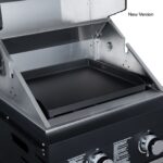 Forno All’Aperto 99,600 BTU Outdoor Kitchen, 5 Burners, Infrared Burners, Side Burner, Black Sintered Stone Countertops, Gas Pizza Oven, Sink Module, Bar & Beverage Center