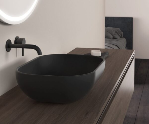 Royo Block Countertop Washbasin - Black