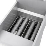 Forno Commerciale Natural Gas Deep Fryer, 4 Burners 120,000 BTU, 50 lbs Oil Capacity