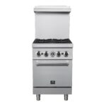 Forno Commerciale 24 Inch Gas Range with 4 Burners