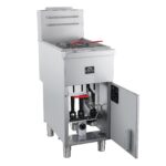 Forno Commerciale Propane Gas Deep Fryer, 4 Burners 120,000 BTU, 50 lbs Oil Capacity, Millivolt Control
