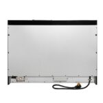 Forno Antico 48-Inch Dual Fuel Range, Black with Antique Brass Finish, 8 Burners, 94,000 BTU, 5.5 cu.ft. Double Ovens & Griddle